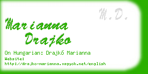 marianna drajko business card